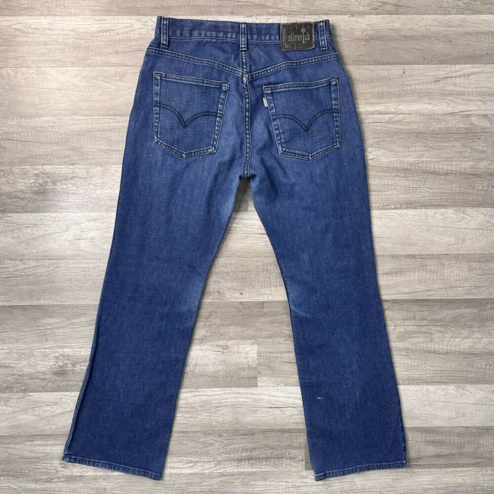 Vintage Y2K Levi’s Silver Tab Hipster Boot Cut Jeans Womens Tag Size 11